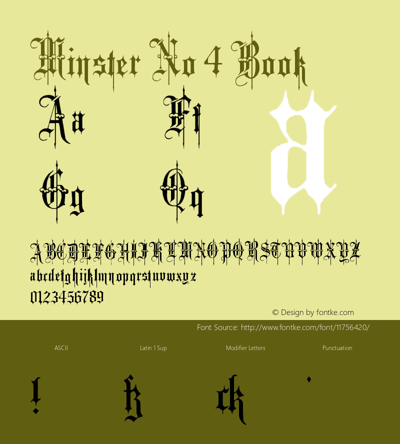 Minster No 4 Book Version 1.0; 2002; initial r图片样张