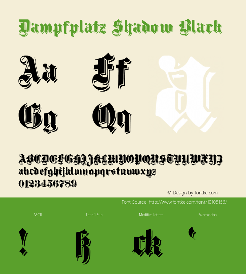 Dampfplatz Shadow Black Version 1.0; 2002; initial release图片样张