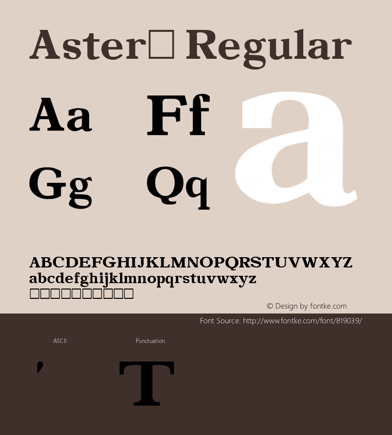 Aster1 Regular Altsys Metamorphosis:4/30/93图片样张
