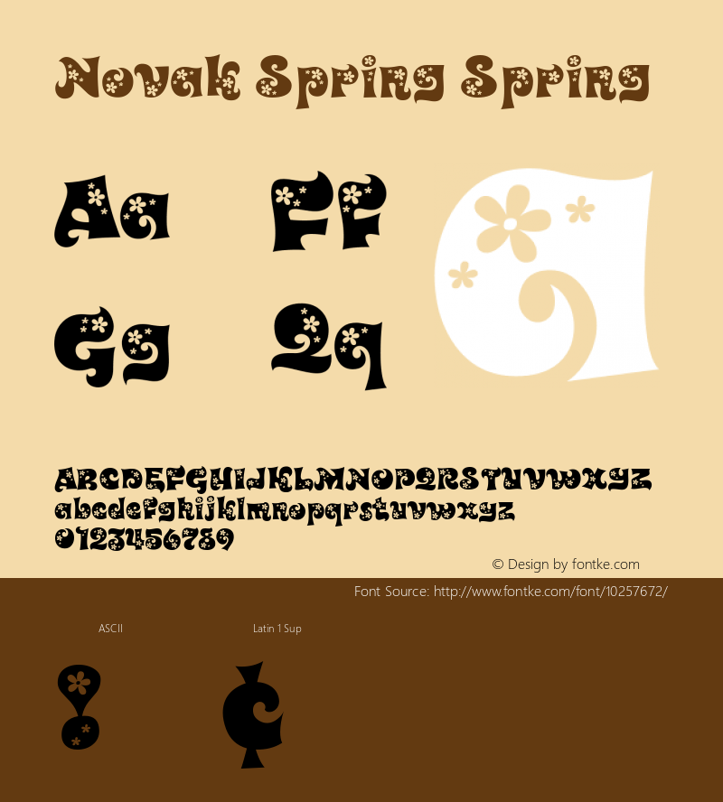 Novak Spring Spring Macromedia Fontographer 4.1 2005-09-16图片样张