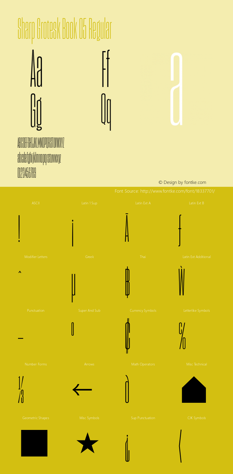 Sharp Grotesk Book 05 Regular Version 1.001;PS 001.001;hotconv 1.0.88;makeotf.lib2.5.64775图片样张