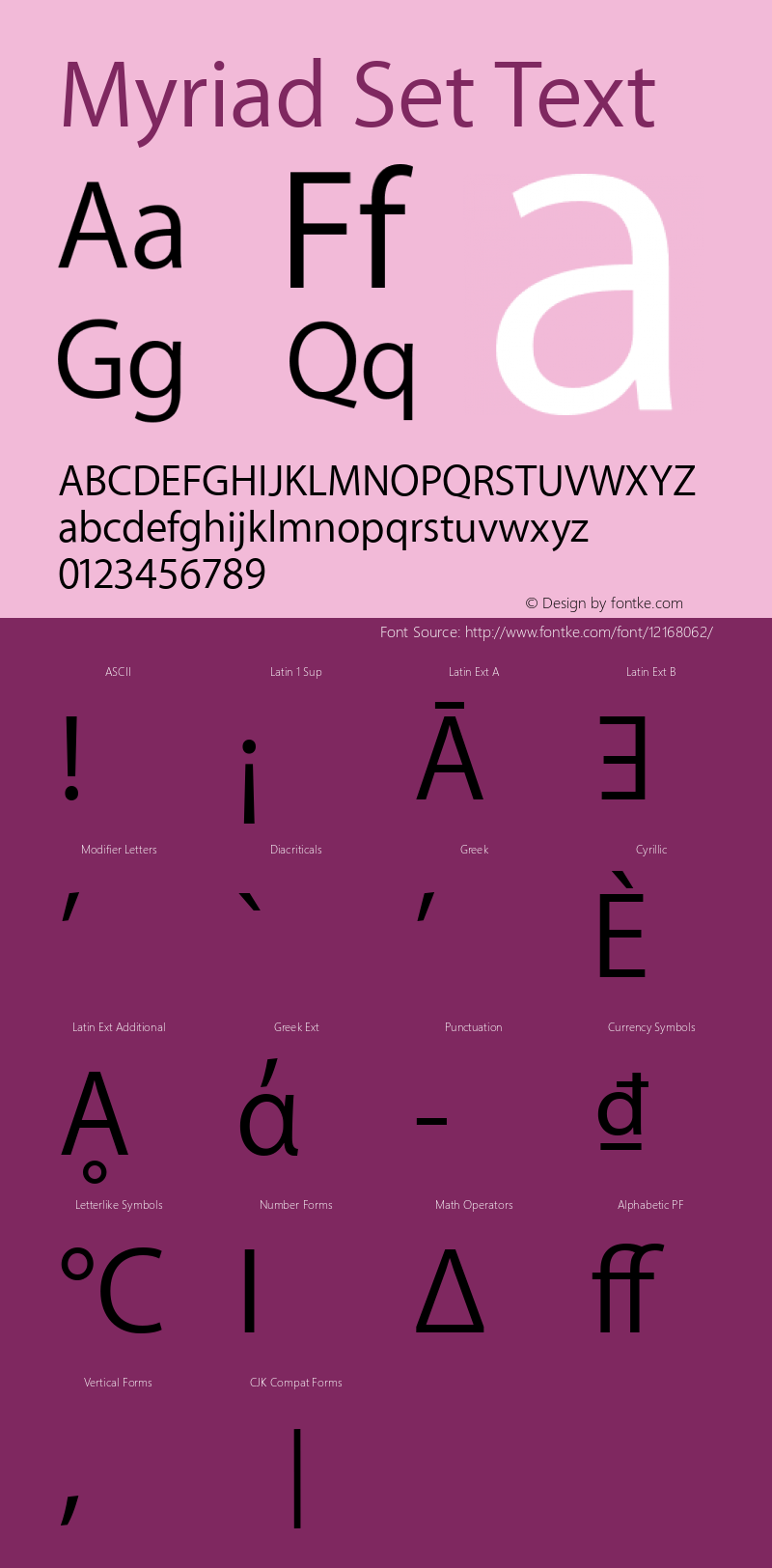 Myriad Set Text 10.0d15e1图片样张