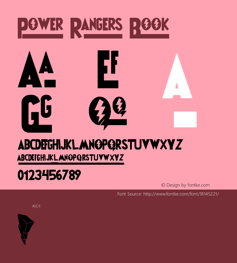 Power Rangers Book Version 1.00 February 18, 20图片样张