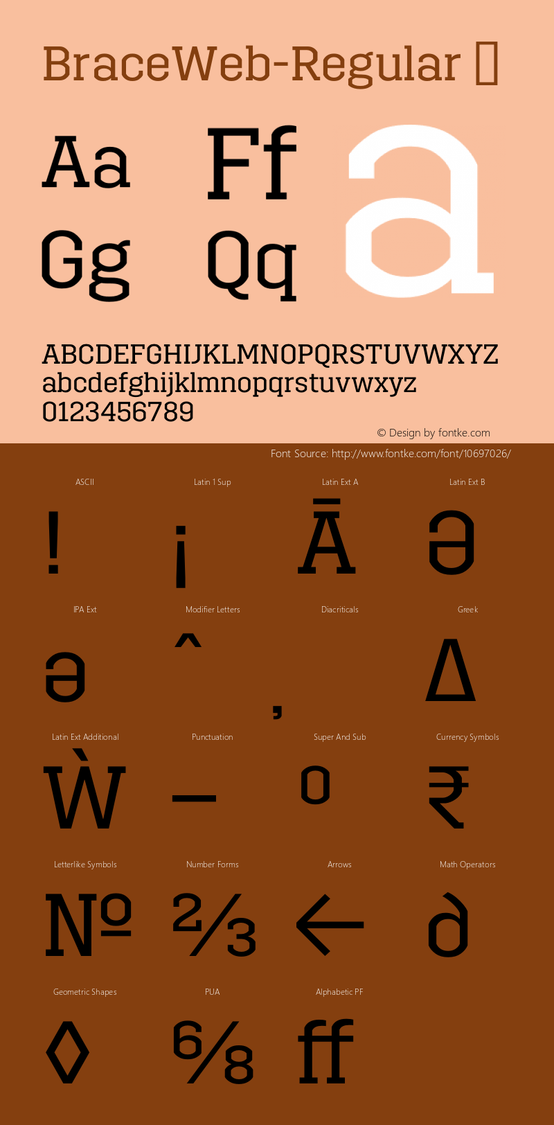 BraceWeb-Regular ☞ Version 1.000;com.myfonts.easy.autodidakt.brace.regular.wfkit2.version.4obv图片样张