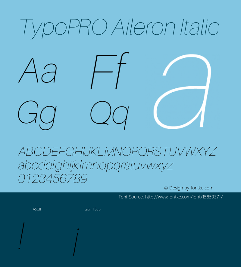 TypoPRO Aileron Italic Version 1.102;PS 001.102;hotconv 1.0.70;makeotf.lib2.5.58329图片样张