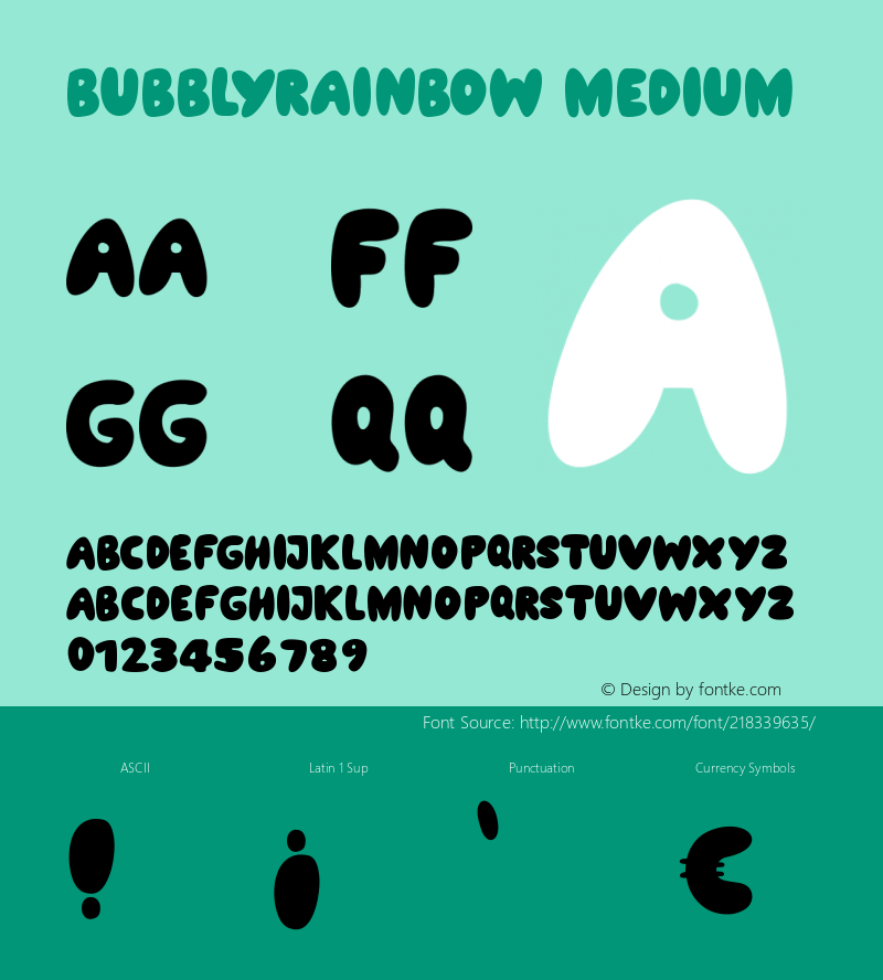 BubblyRainbow Version 001.000图片样张