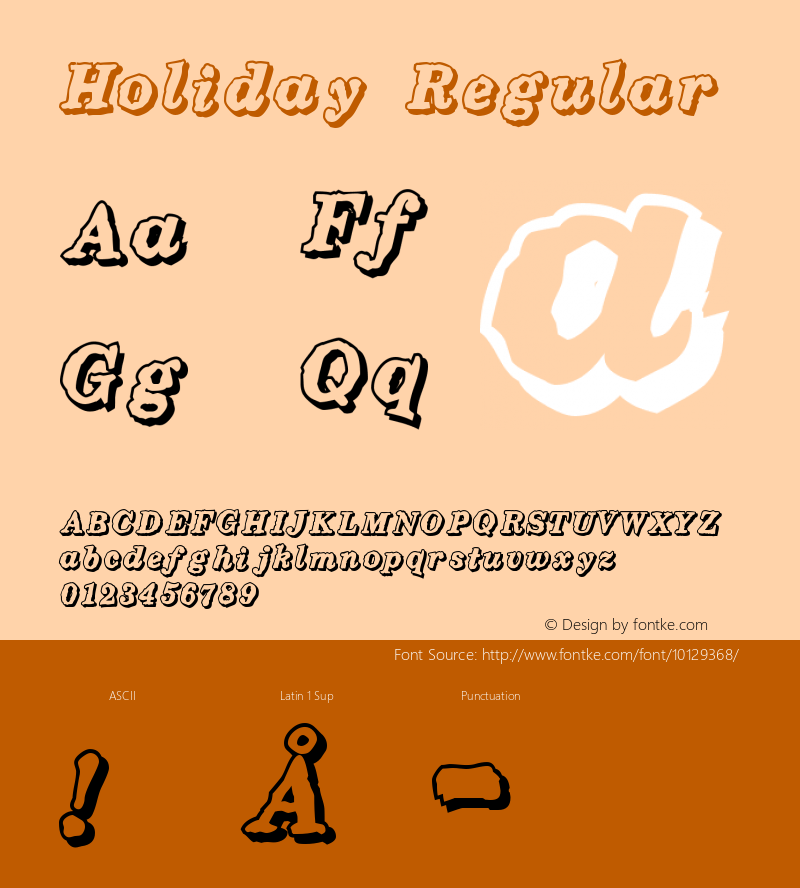 Holiday Regular 2图片样张