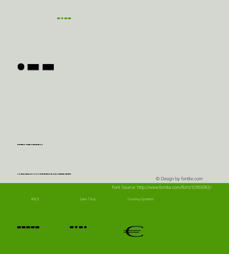 MorseCode Regular OTF 1.0;PS 0.000;Core 116;AOCW 1.0 161图片样张