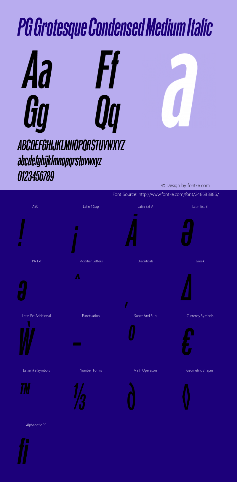 PG Grotesque Condensed Medium Italic Version 1.000;Glyphs 3.2 (3207)图片样张