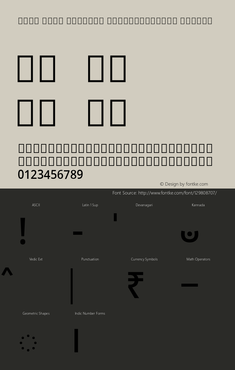 Noto Sans Kannada SemiCondensed Medium Version 2.001; ttfautohint (v1.8.3) -l 8 -r 50 -G 200 -x 14 -D knda -f none -a qsq -X 