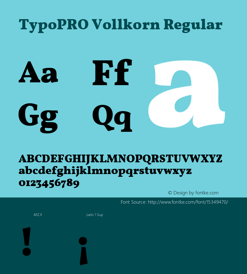 TypoPRO Vollkorn Regular Version 2.001图片样张