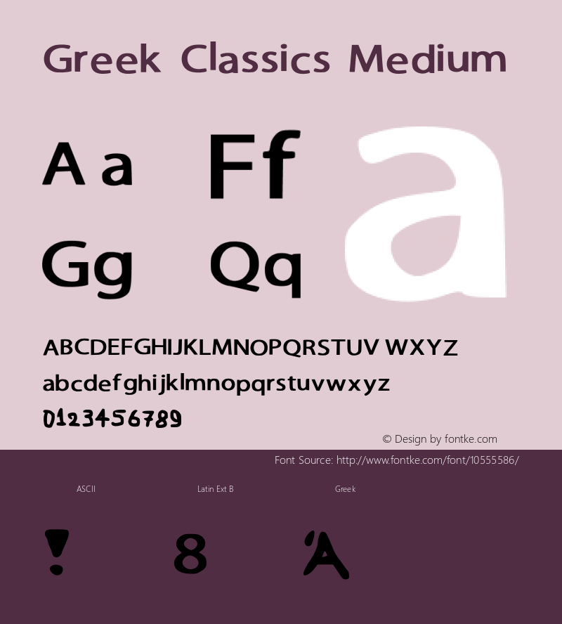 Greek Classics Medium Version 2图片样张