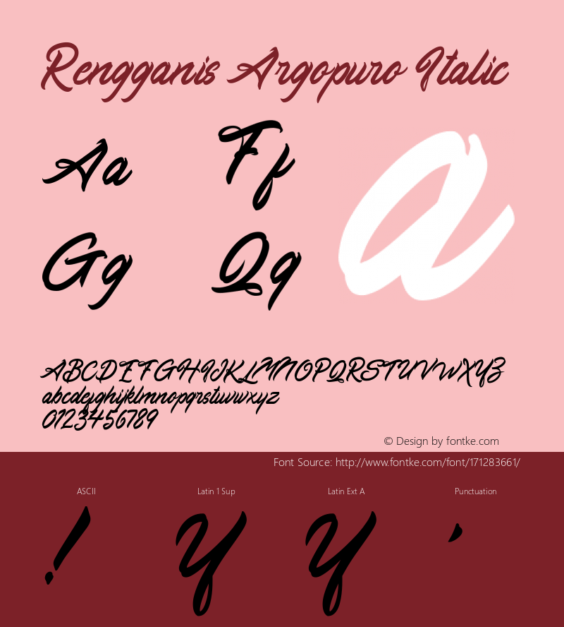 Rengganis Argopuro Regular Version 1.000图片样张