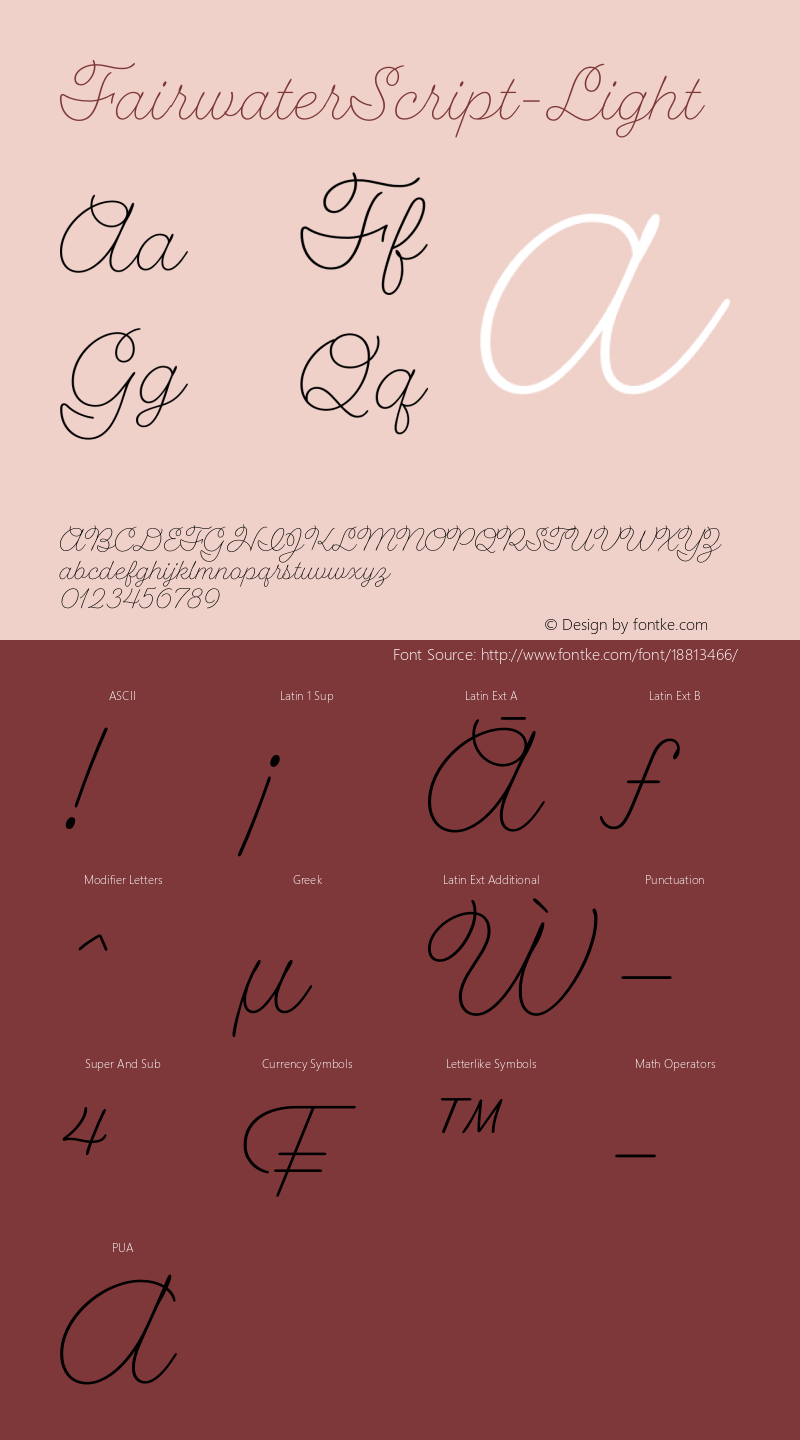 FairwaterScript-Light ☞ Version 1.0; ttfautohint (v0.95) -d;com.myfonts.easy.laura-worthington.fairwater.script-light.wfkit2.version.4DYh图片样张