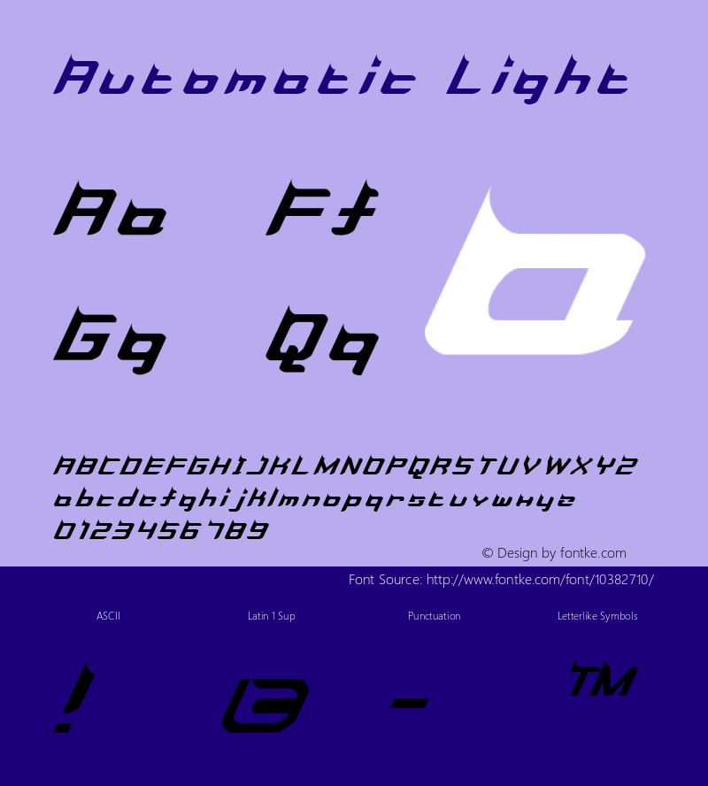 Automatic Light Fontographer 4.7 10.8.22 FG4J­0000001193图片样张