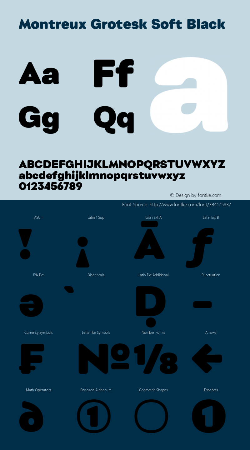 Montreux Grotesk Soft Black Version 1.000;hotconv 1.0.109;makeotfexe 2.5.65596图片样张