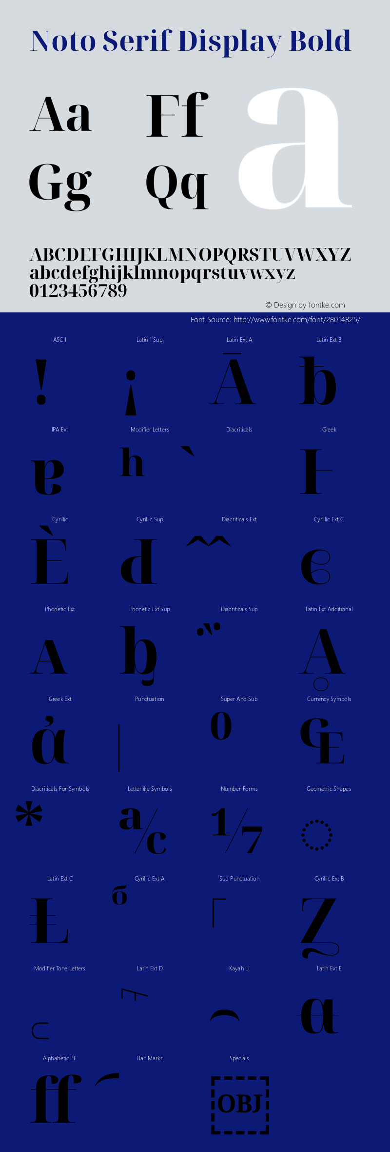 Noto Serif Display Bold Version 2.001图片样张