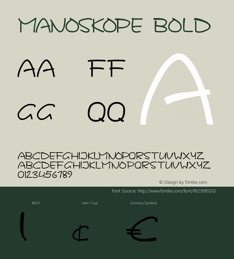 MANOSKOPE-Bold Version 1.00;October 13, 2020;FontCreator 13.0.0.2683 64-bit图片样张