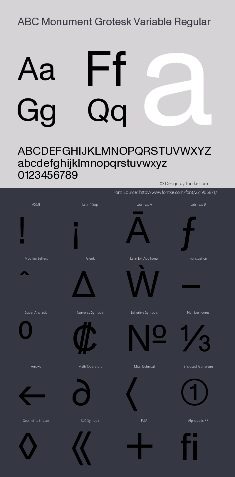 ABC Monument Grotesk Variable Version 2.001图片样张