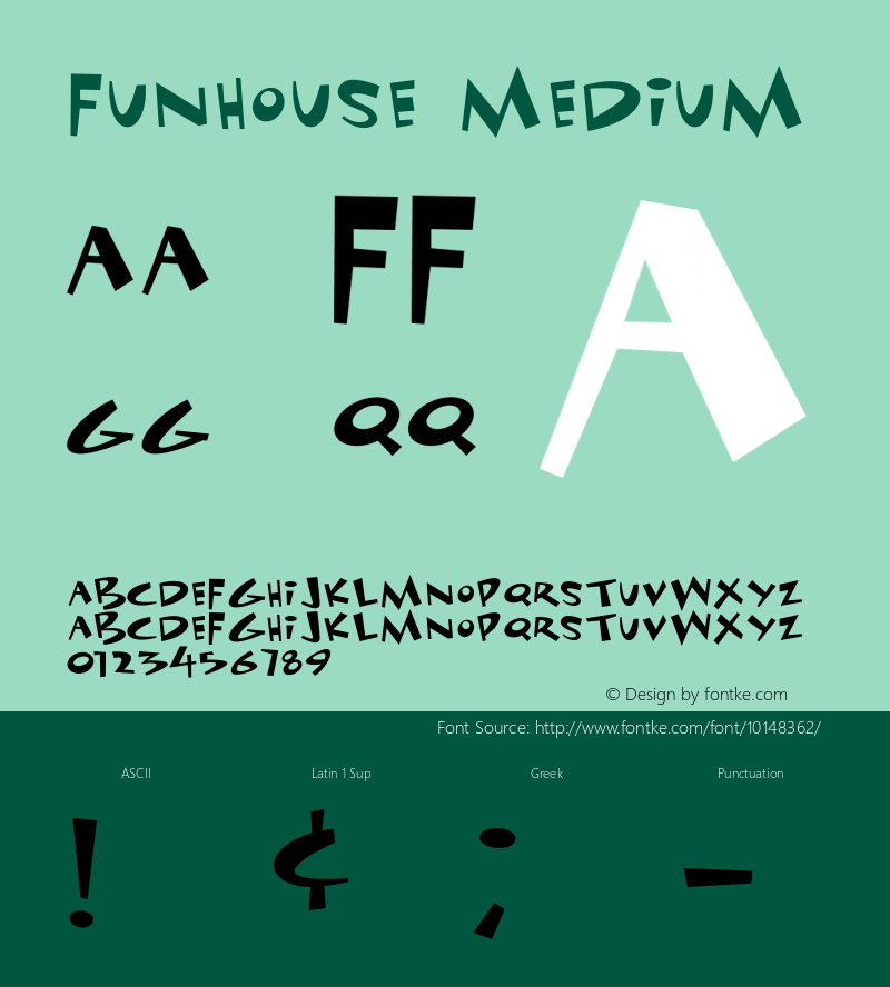 Funhouse Medium Version 001.000图片样张