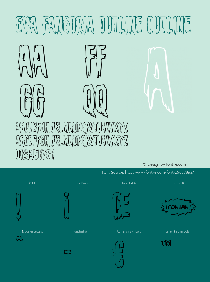 Eva Fangoria Outline Version 1.0; 2018图片样张