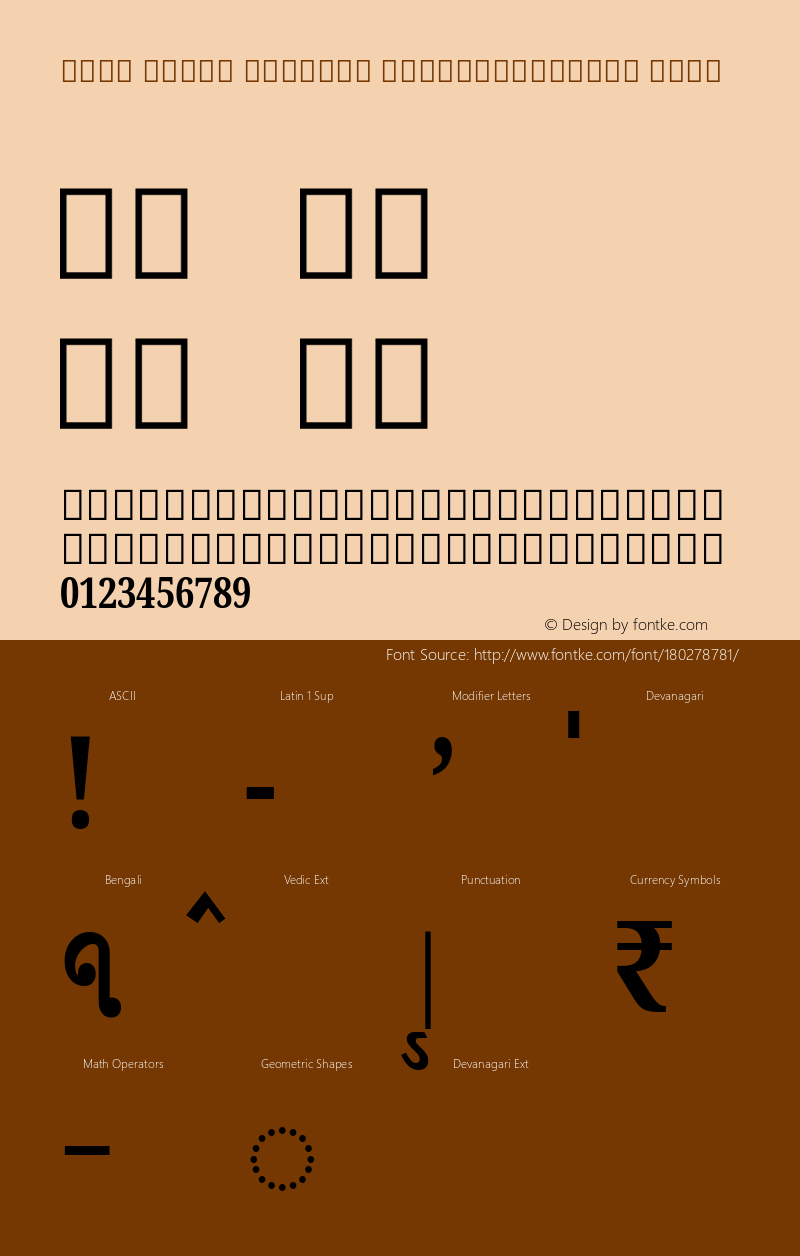 Noto Serif Bengali ExtraCondensed Bold Version 2.001; ttfautohint (v1.8.4) -l 8 -r 50 -G 200 -x 14 -D beng -f none -a qsq -X 