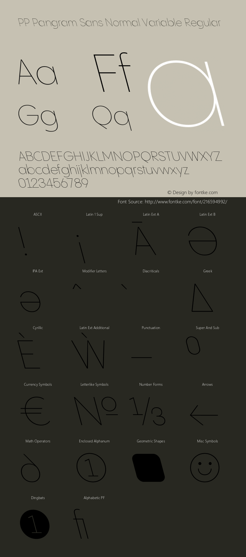 PP Pangram Sans Normal Variable Version 2.000图片样张