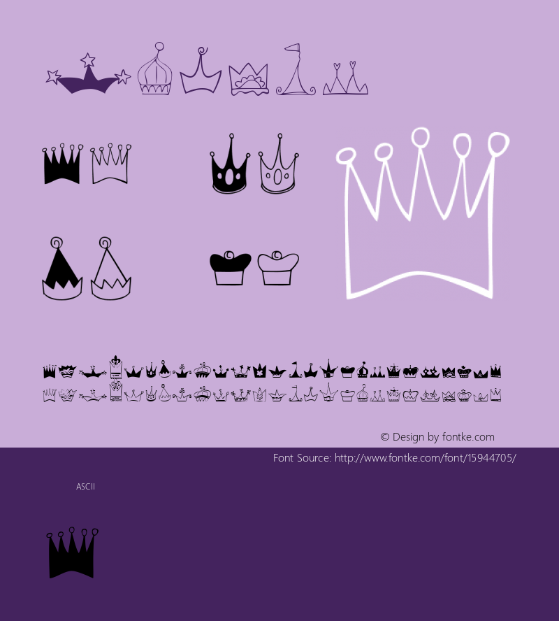 Crowns ☞ 1.000;com.myfonts.easy.outsidetheline.crowns.crowns.wfkit2.version.37bZ图片样张