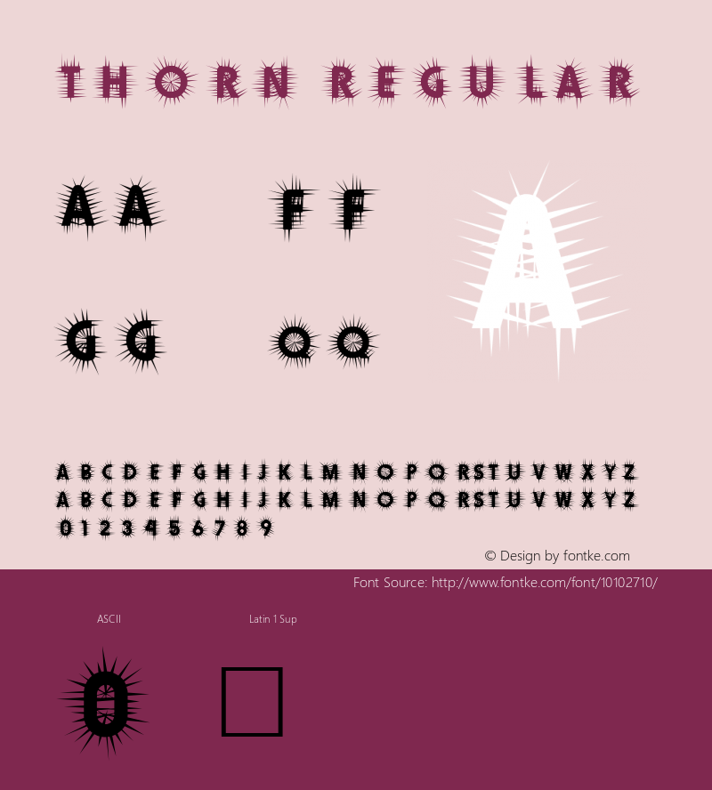 Thorn Regular TBJ.1.0图片样张