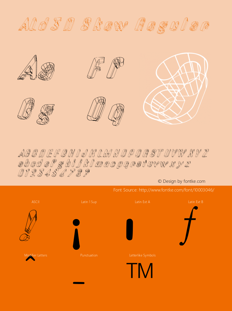 ALd3D Skew Regular Unknown图片样张