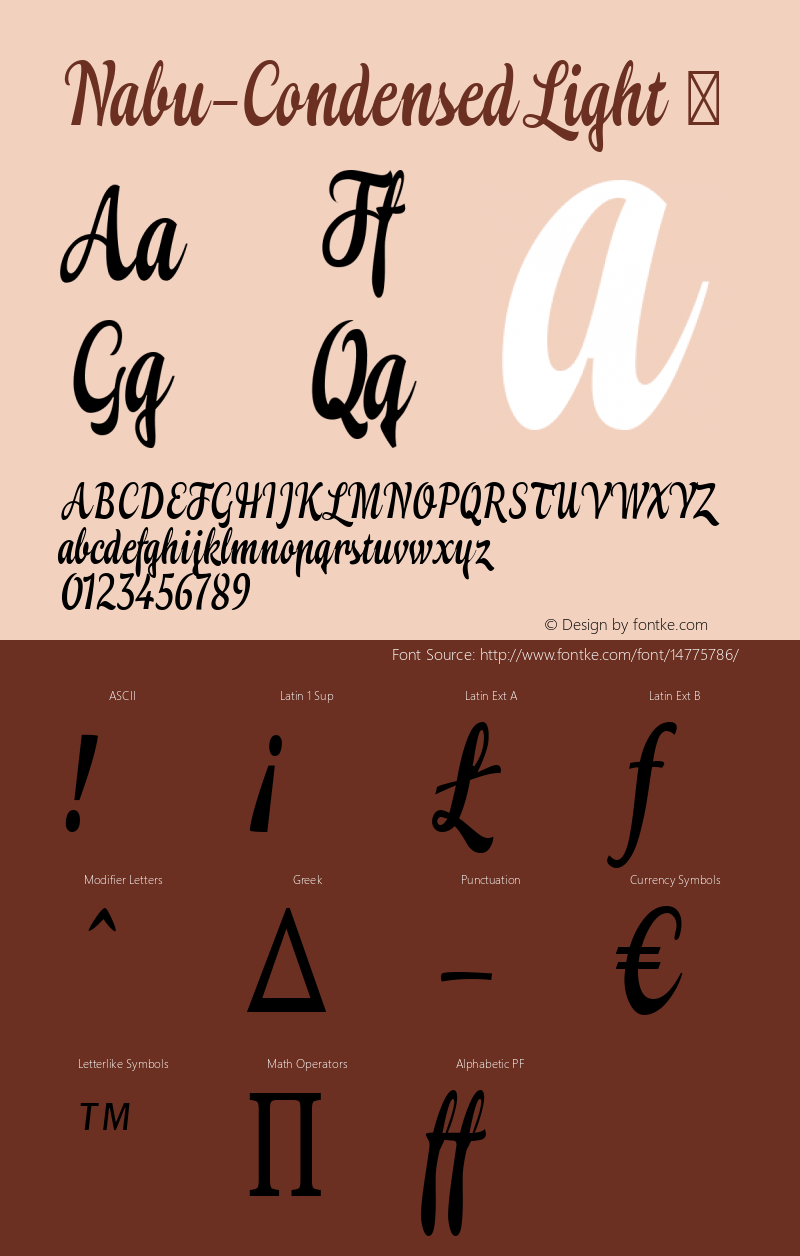 Nabu-CondensedLight ☞ 1.000;com.myfonts.eurotypo.nabu.condensed-light.wfkit2.3AmA图片样张