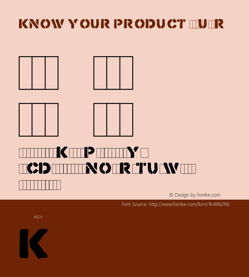 Know Your Product Regular Updated Feb. 2007图片样张