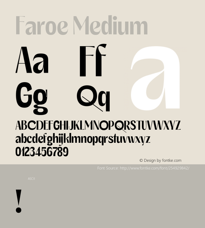 Faroe Medium Version 1.000;Glyphs 3.1.2 (3151)图片样张