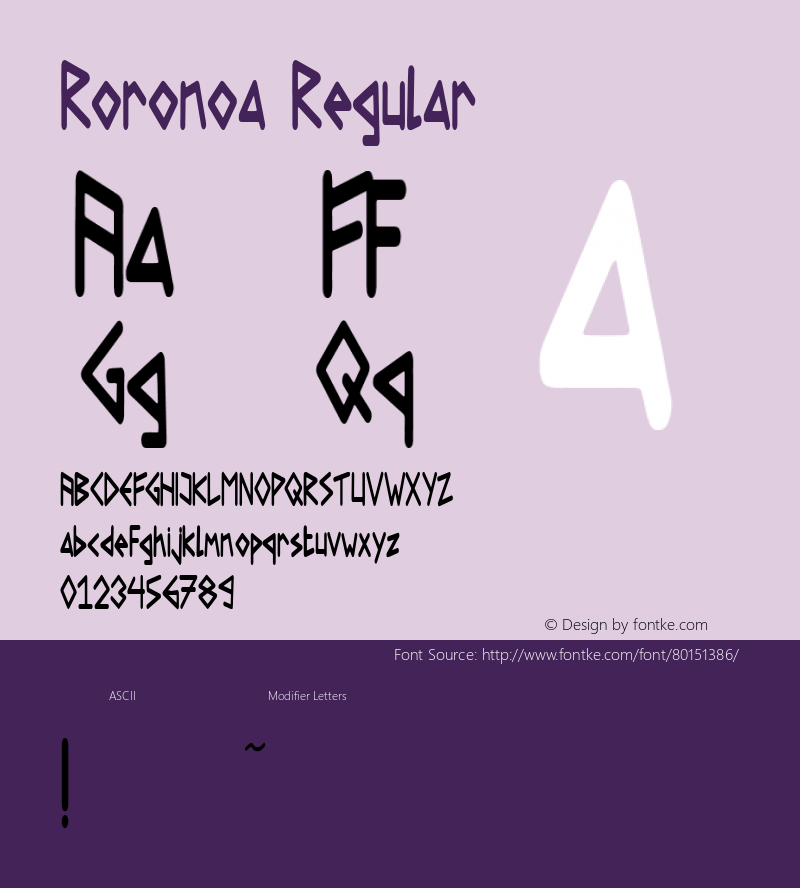 Roronoa Version 1.000图片样张