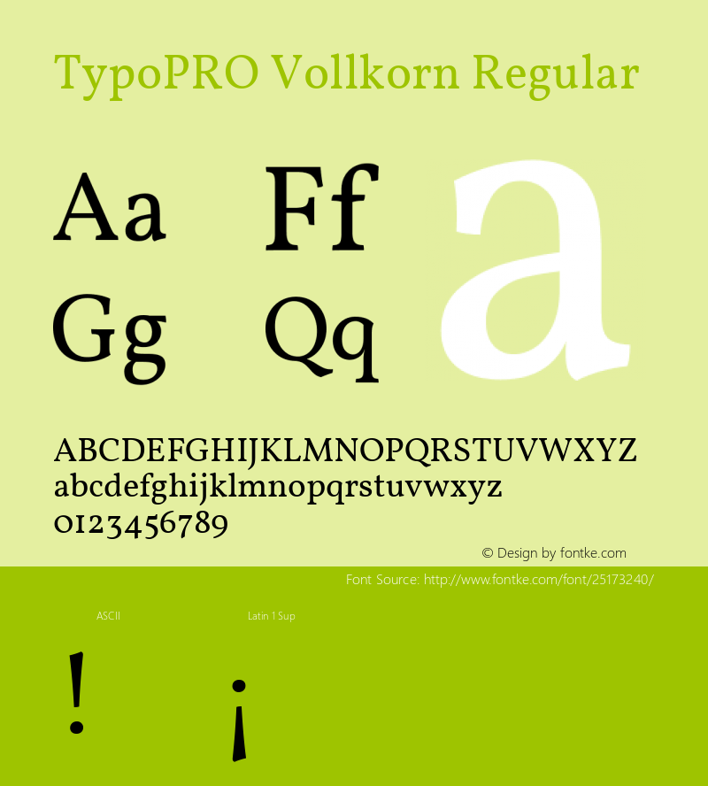 TypoPRO Vollkorn Regular Version 4.015图片样张