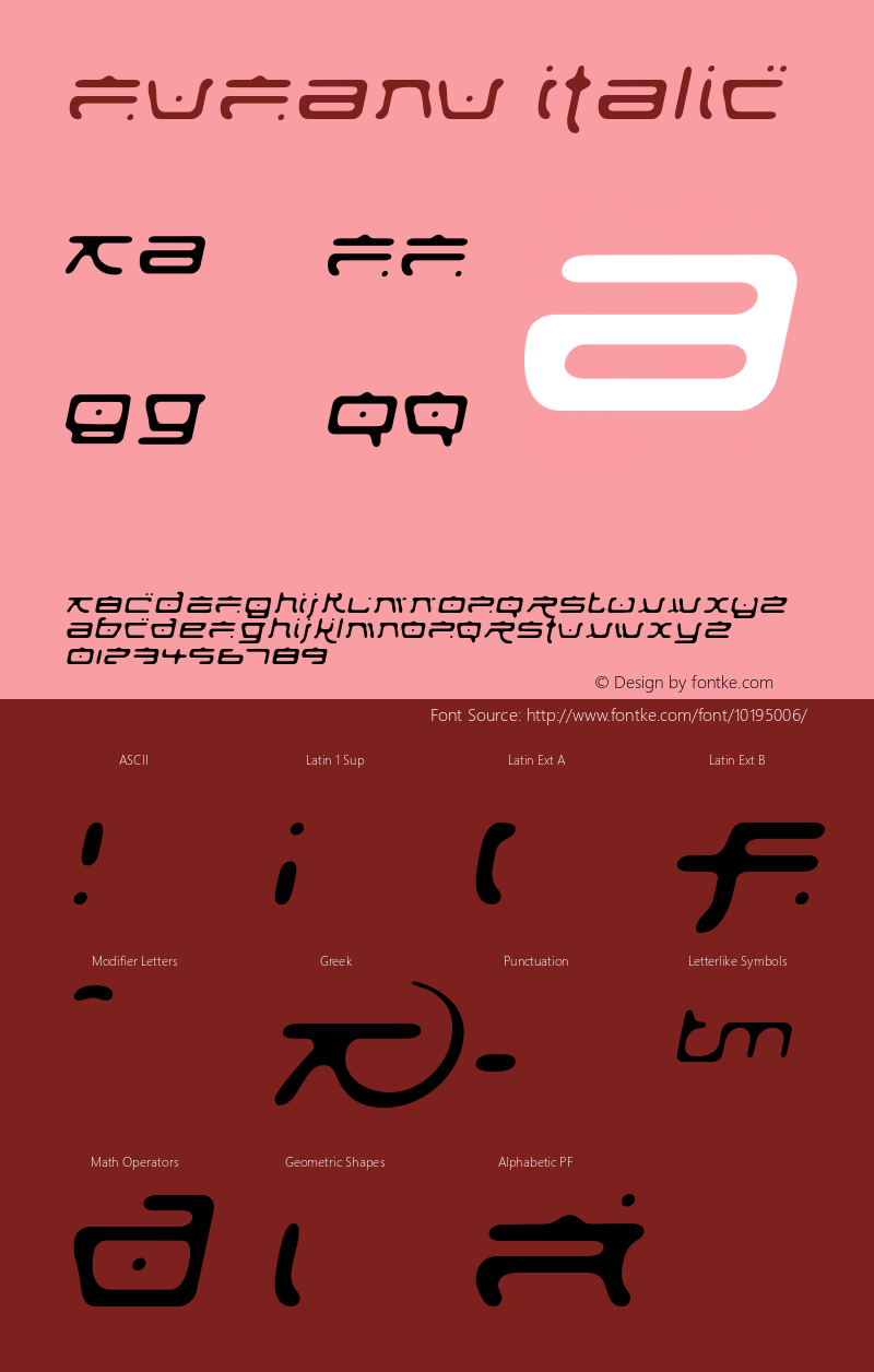 Fufanu Italic 001.000图片样张