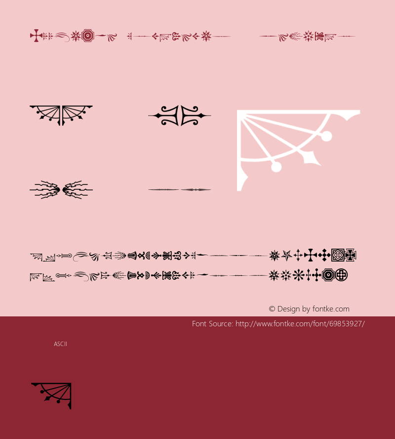 WoodtypeOrnaments-One 001.000图片样张