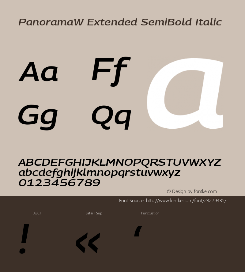 PanoramaW Extended Light Bold Italic Version 1.001;PS 1.1;hotconv 1.0.72;makeotf.lib2.5.5900; ttfautohint (v0.92) -l 8 -r 50 -G 200 -x 14 -w 