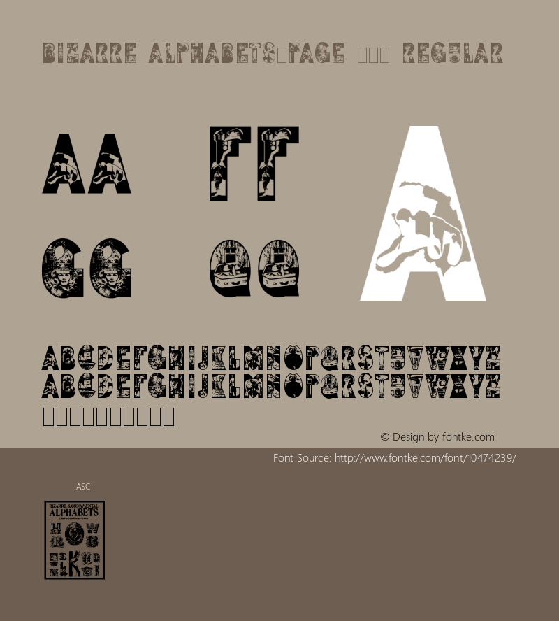 Bizarre Alphabets-Page 112 Regular Version 1.00 August 25, 2012, initial release图片样张