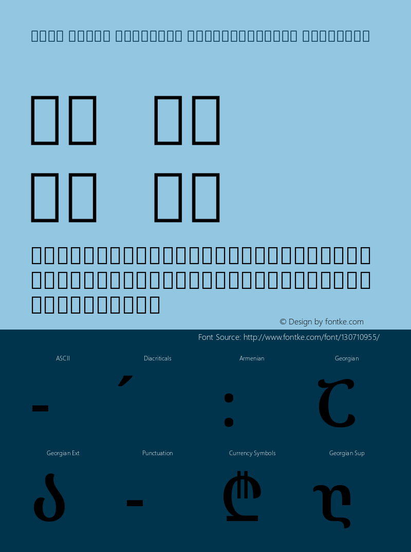 Noto Serif Georgian SemiCondensed SemiBold Version 2.001图片样张