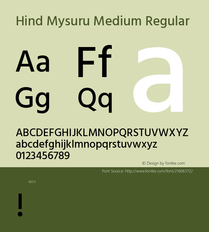 Hind Mysuru Medium Regular 图片样张