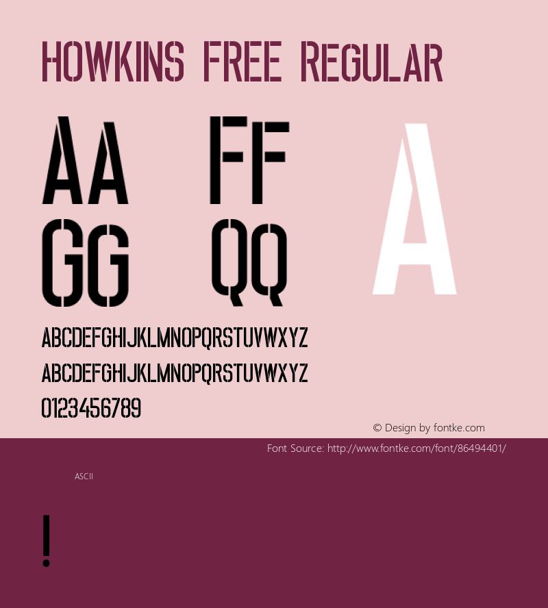 HOWKINSFREE Version 1.000图片样张