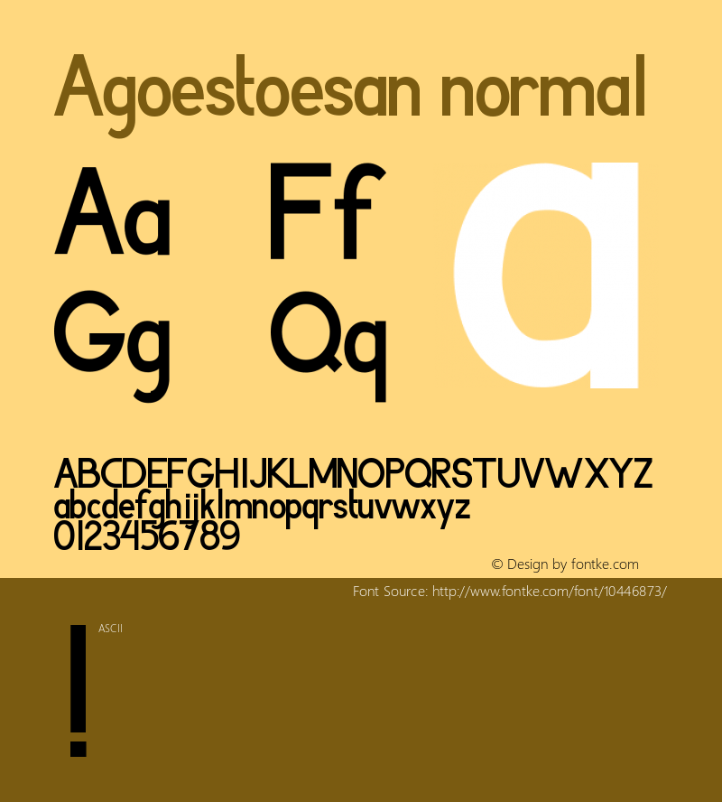 Agoestoesan normal Version 001.003图片样张