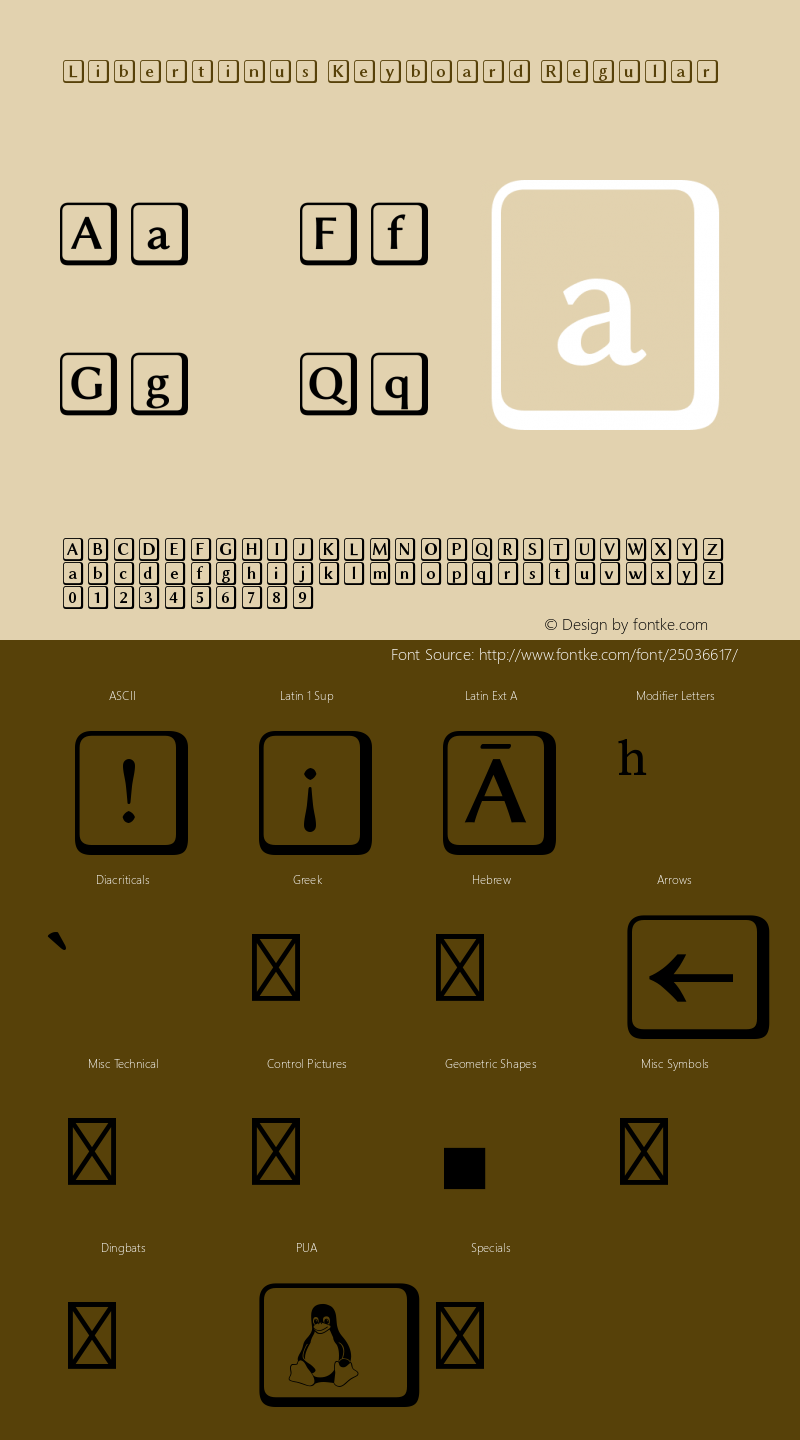 Libertinus Keyboard Version 0.6.1图片样张