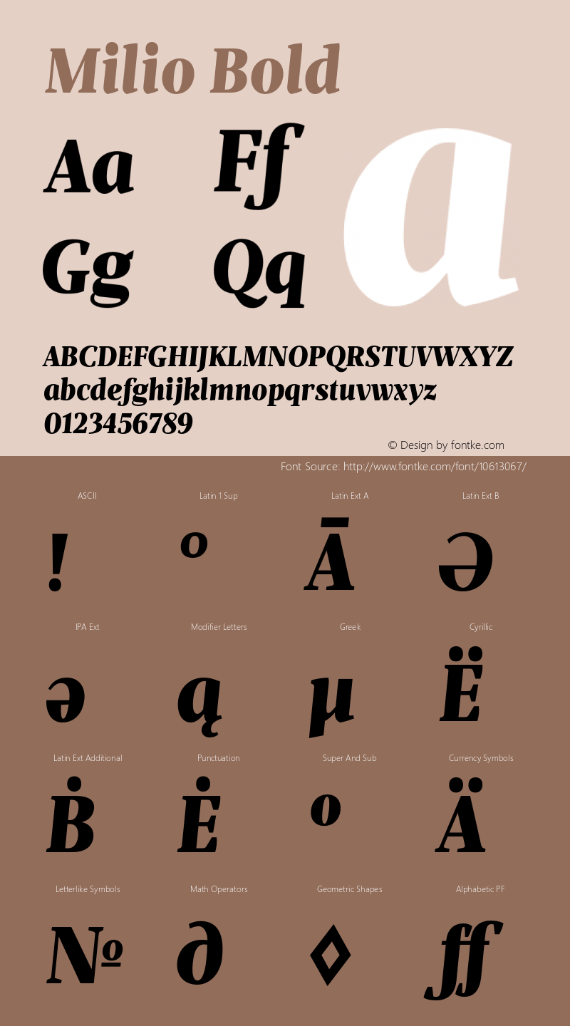 Milio Bold com.myfonts.tipo-pepel.milio.heavy-italic.wfkit2.4dR1图片样张