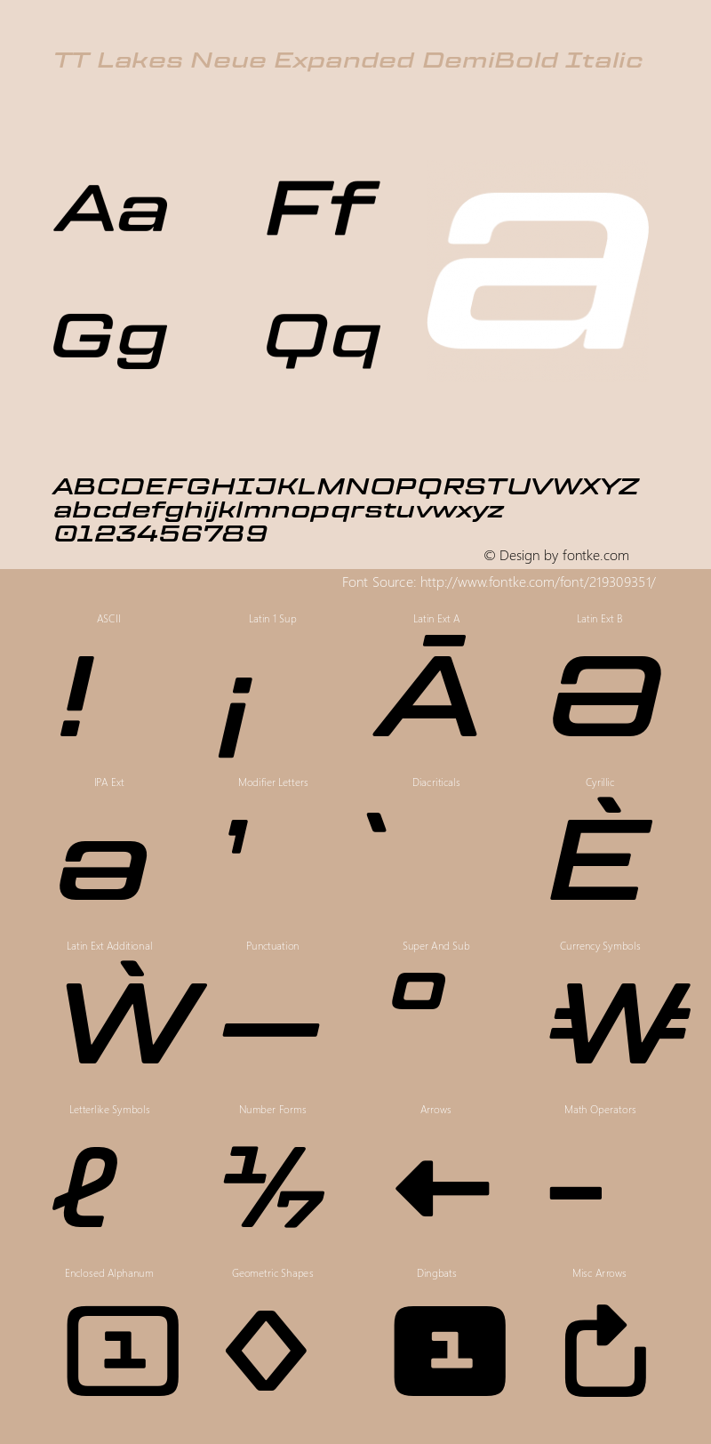 TT Lakes Neue Expanded DemiBold Italic Version 1.100.14042021图片样张