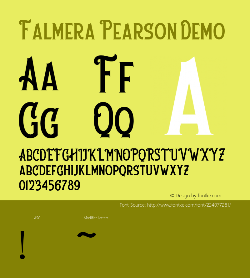 FalmeraPearson-Demo Version 1.000图片样张
