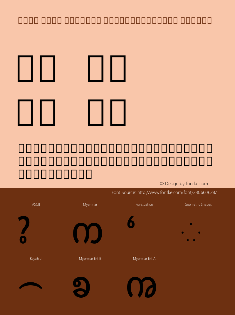 Noto Sans Myanmar ExtraCondensed Medium Version 2.105; ttfautohint (v1.8) -l 8 -r 50 -G 200 -x 14 -D mymr -f none -a qsq -X 