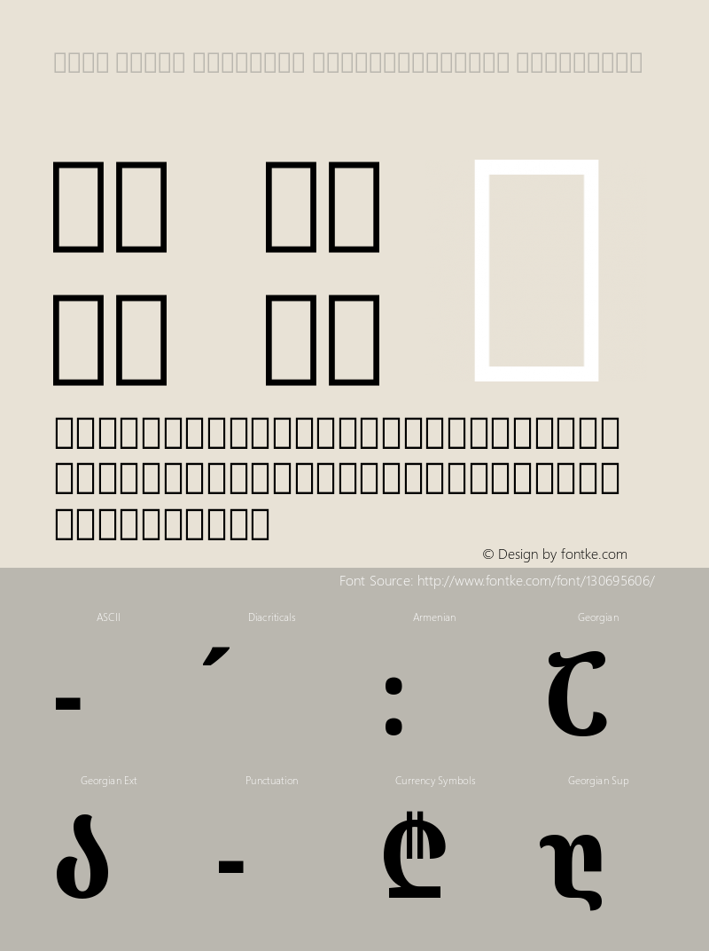 Noto Serif Georgian ExtraCondensed ExtraBold Version 2.001图片样张