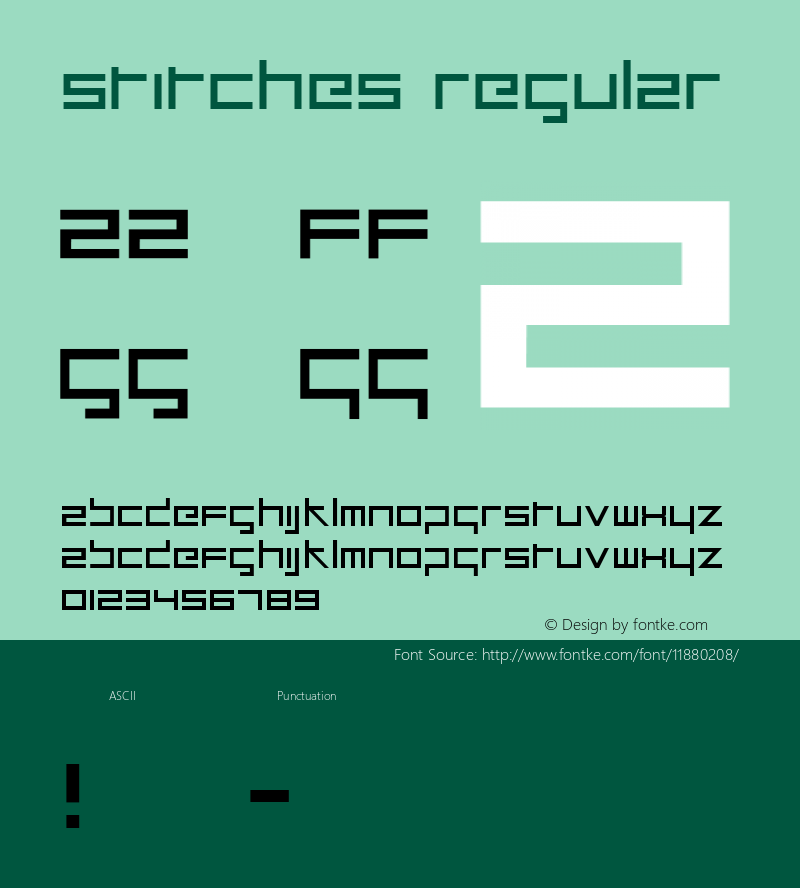 stitches Regular v1.79 r2图片样张